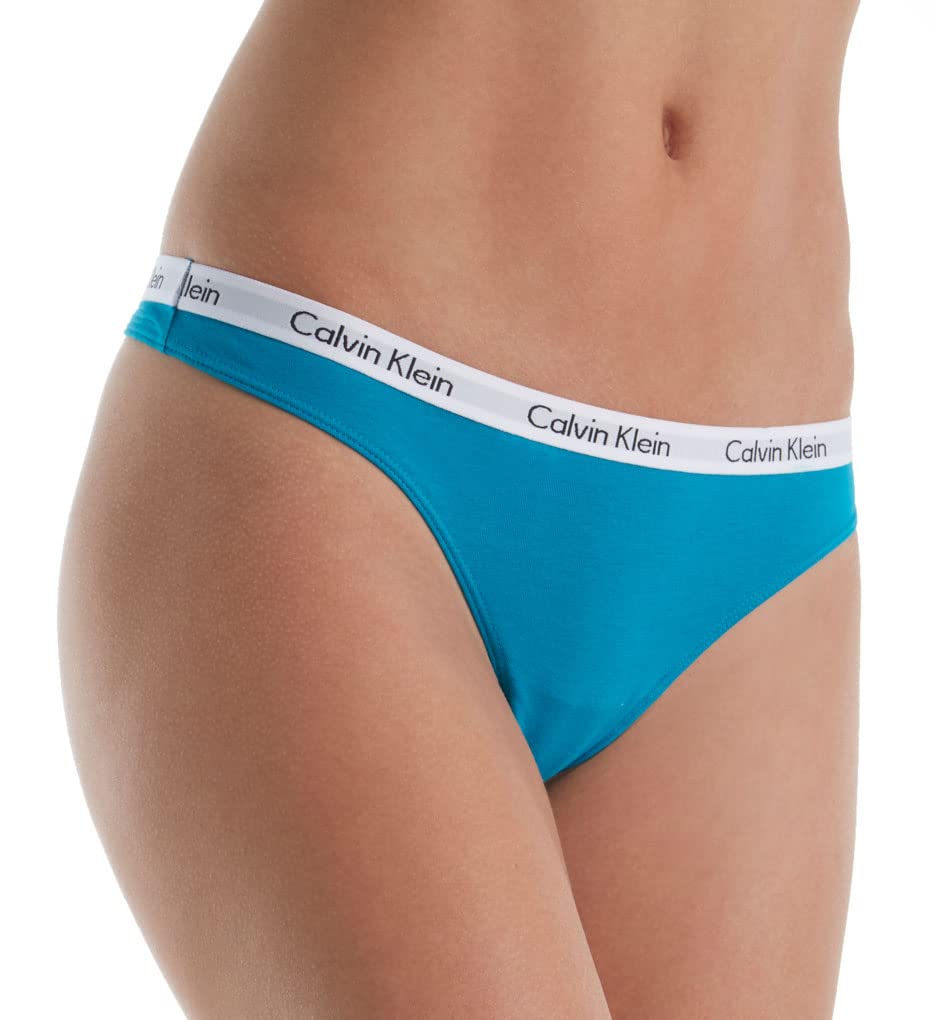 Calvin Klein Women's Cotton Stretch Thong Panties, 3 Pack