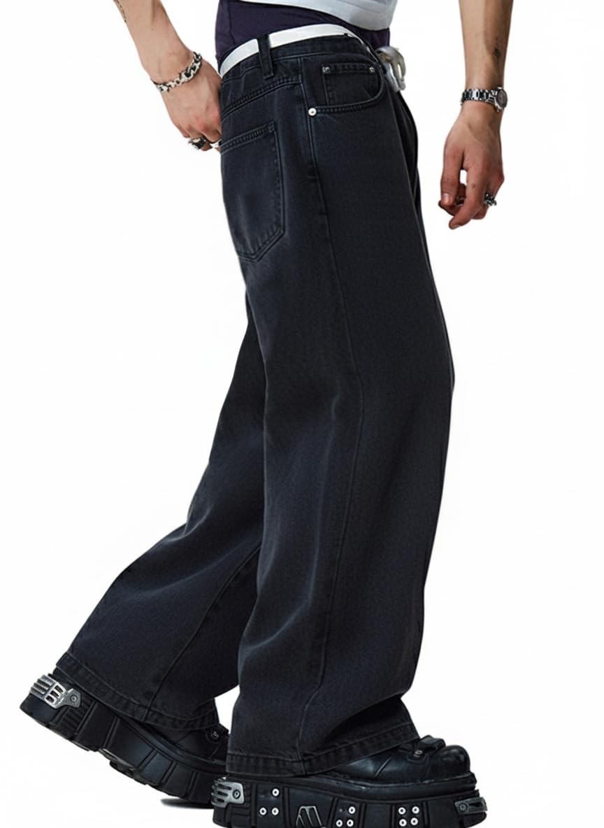 Baggy Jeans Wide Leg Oversized,Y2K Skater Streetwear