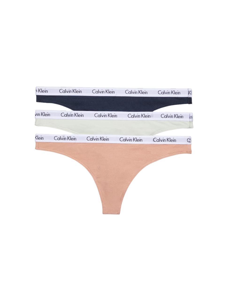 Calvin Klein Women's Cotton Stretch Thong Panties, 3 Pack