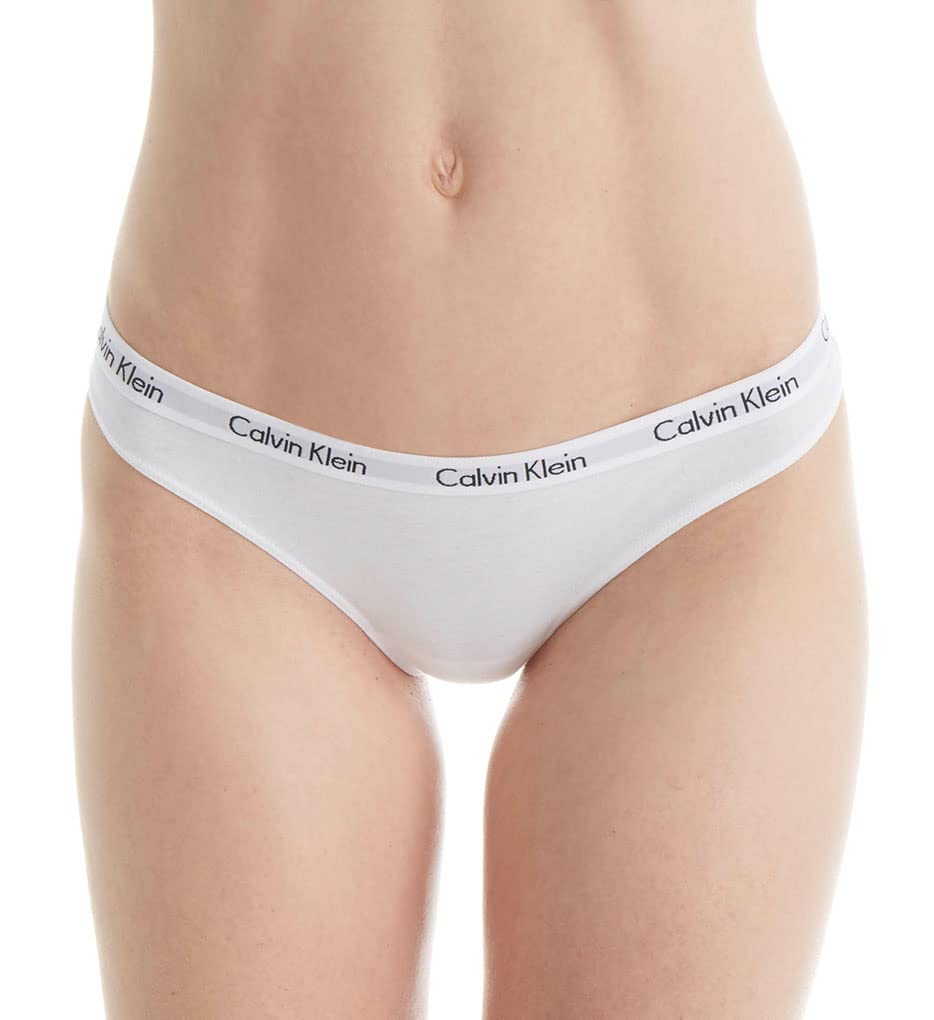 Calvin Klein Women's Cotton Stretch Thong Panties, 3 Pack