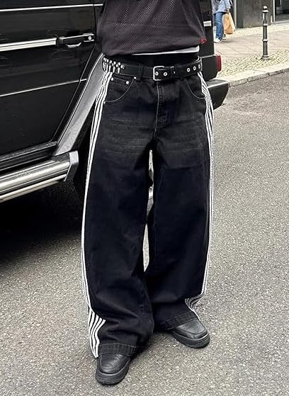 Baggy Jeans Wide Leg Oversized,Y2K Skater Streetwear