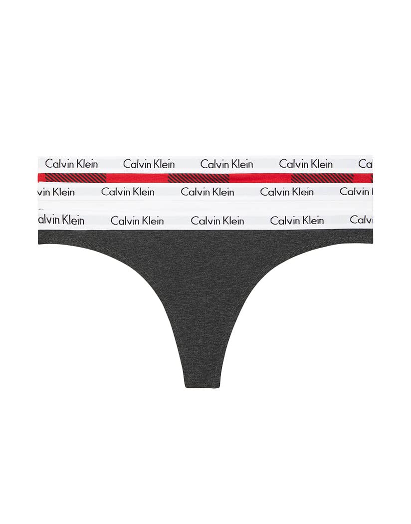 Calvin Klein Women's Cotton Stretch Thong Panties, 3 Pack
