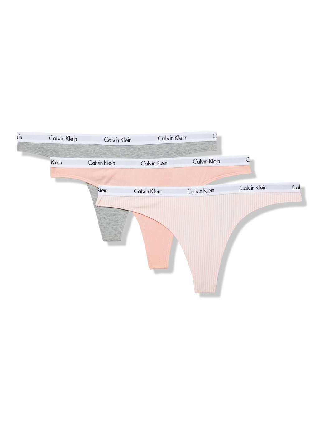 Calvin Klein Women's Cotton Stretch Thong Panties, 3 Pack