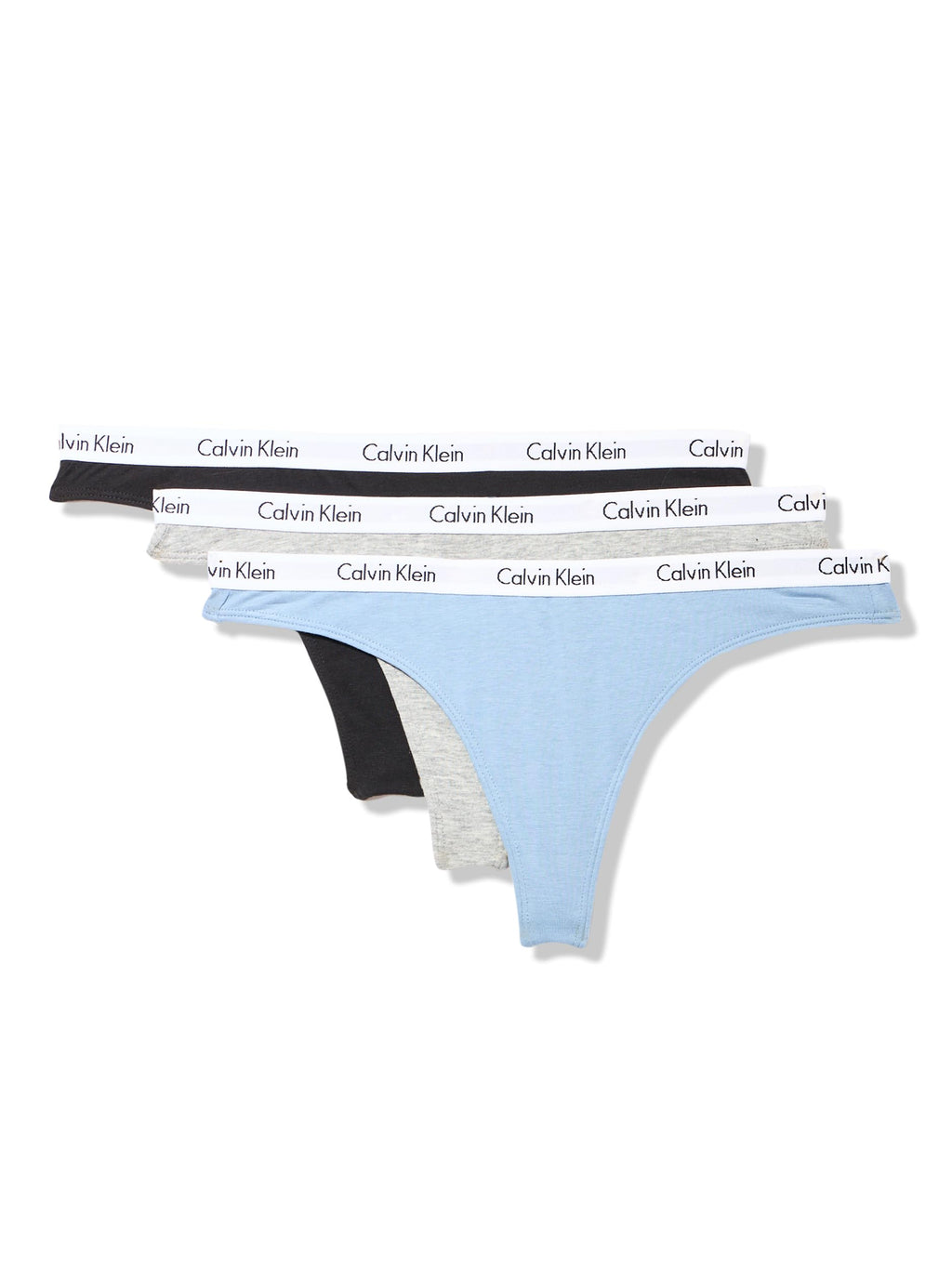 Calvin Klein Women's Cotton Stretch Thong Panties, 3 Pack