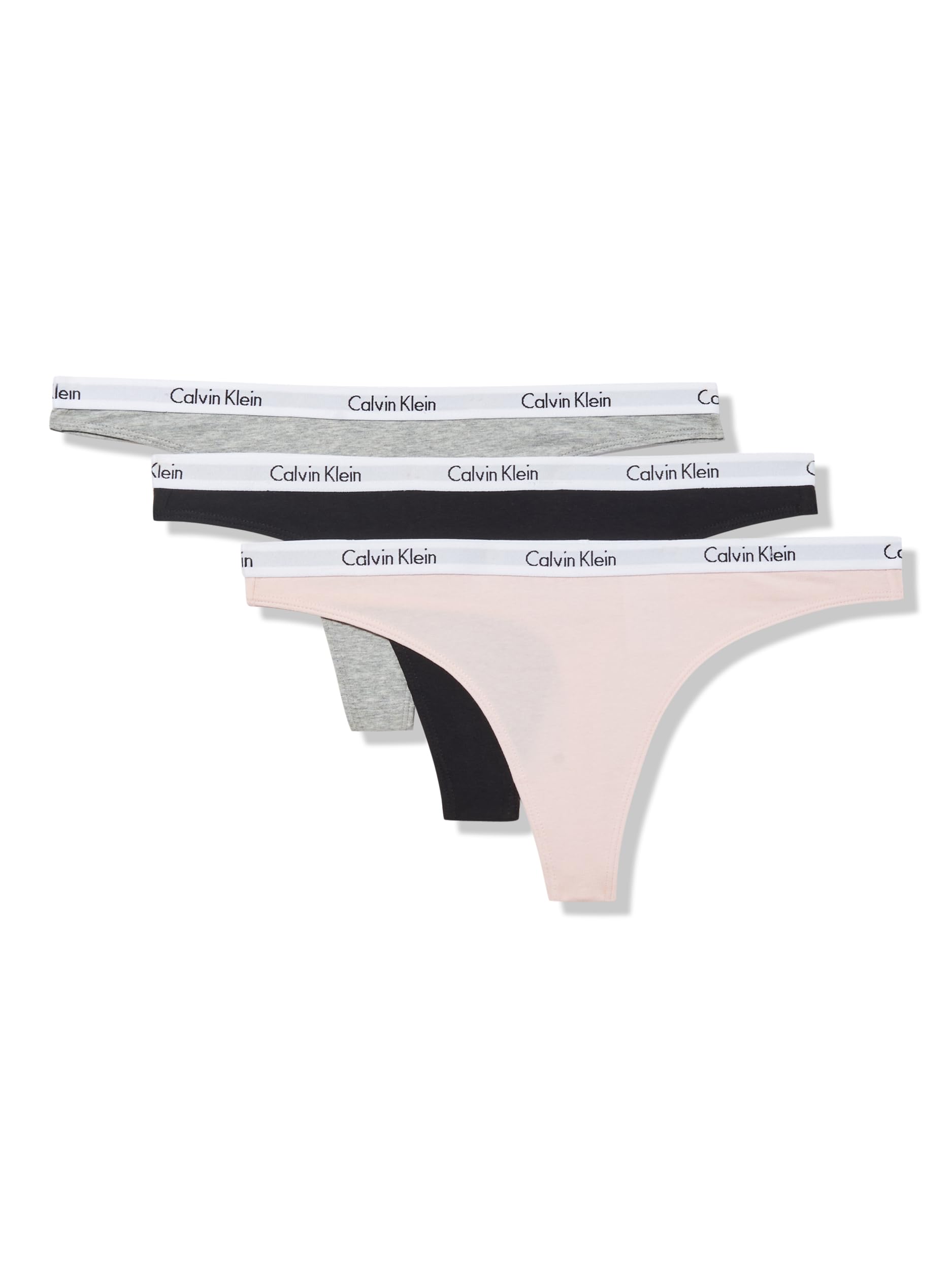 Calvin Klein Women's Cotton Stretch Thong Panties, 3 Pack