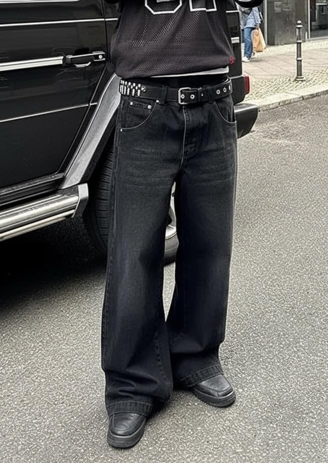 Baggy Jeans Wide Leg Oversized,Y2K Skater Streetwear