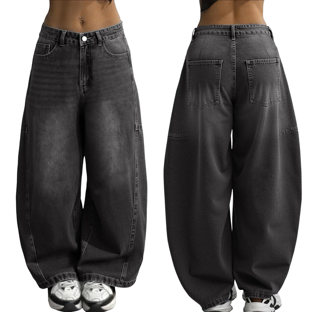 unisex baggy Boyfriends Hip Hop 90s Vintage Baggy Jeans Loose Denim Pants Mid-Low Waist Jeans