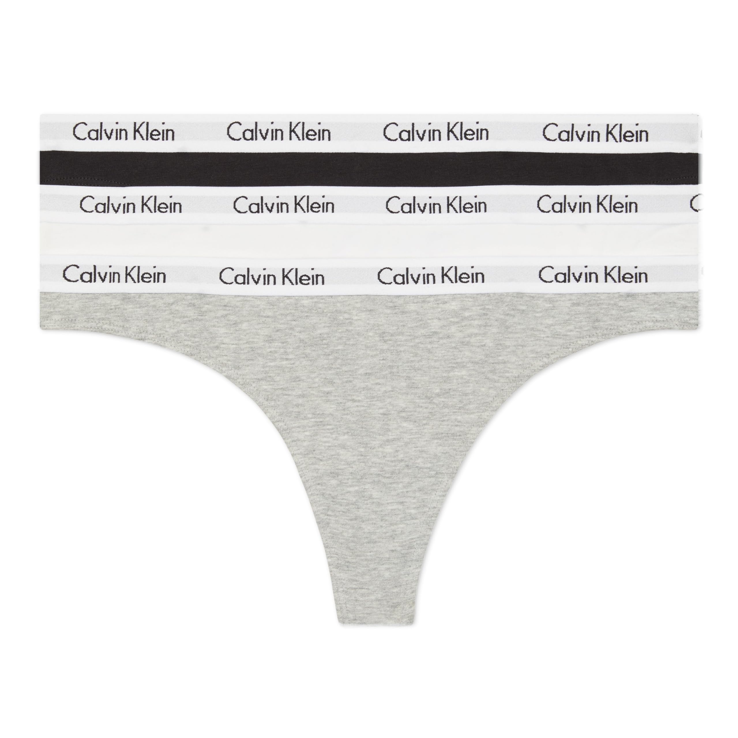 Calvin Klein Women's Cotton Stretch Thong Panties, 3 Pack