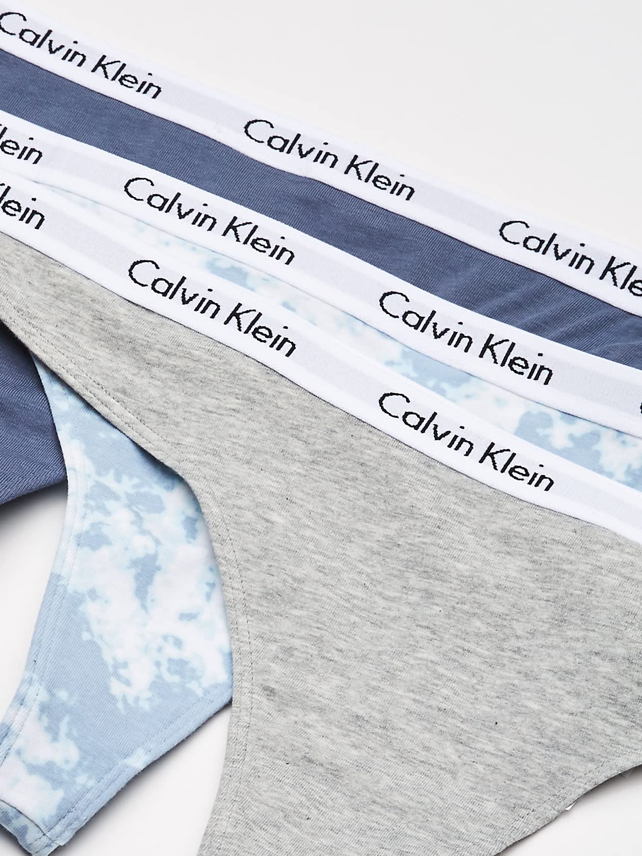 Calvin Klein Women's Cotton Stretch Thong Panties, 3 Pack