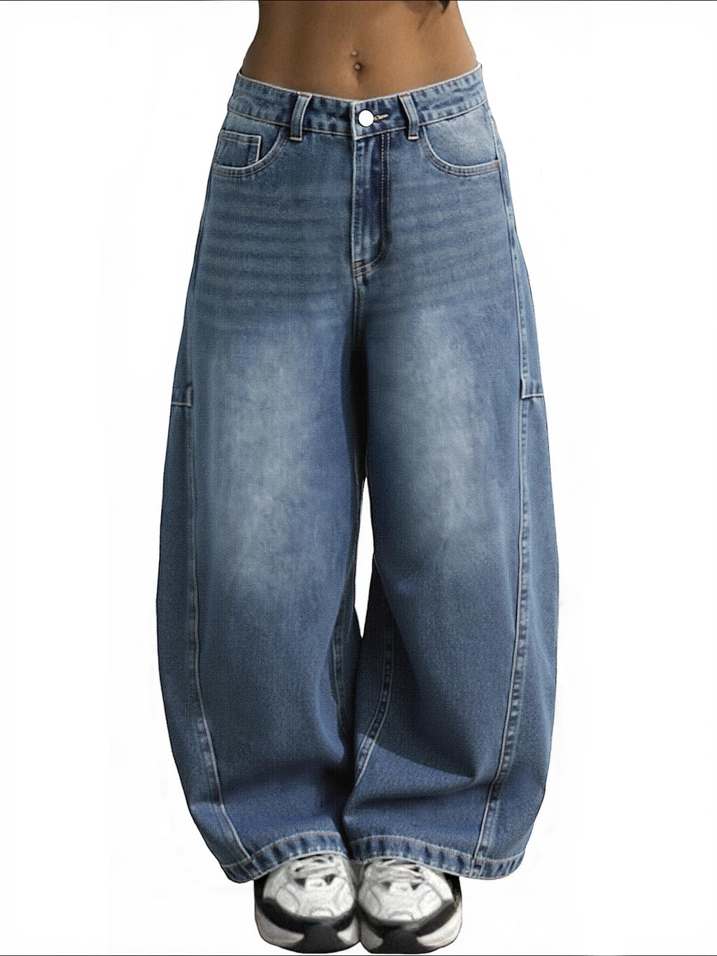 unisex baggy Boyfriends Hip Hop 90s Vintage Baggy Jeans Loose Denim Pants Mid-Low Waist Jeans