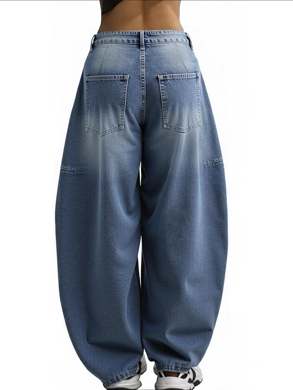 unisex baggy Boyfriends Hip Hop 90s Vintage Baggy Jeans Loose Denim Pants Mid-Low Waist Jeans