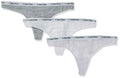 Calvin Klein Women's Cotton Stretch Thong Panties, 3 Pack