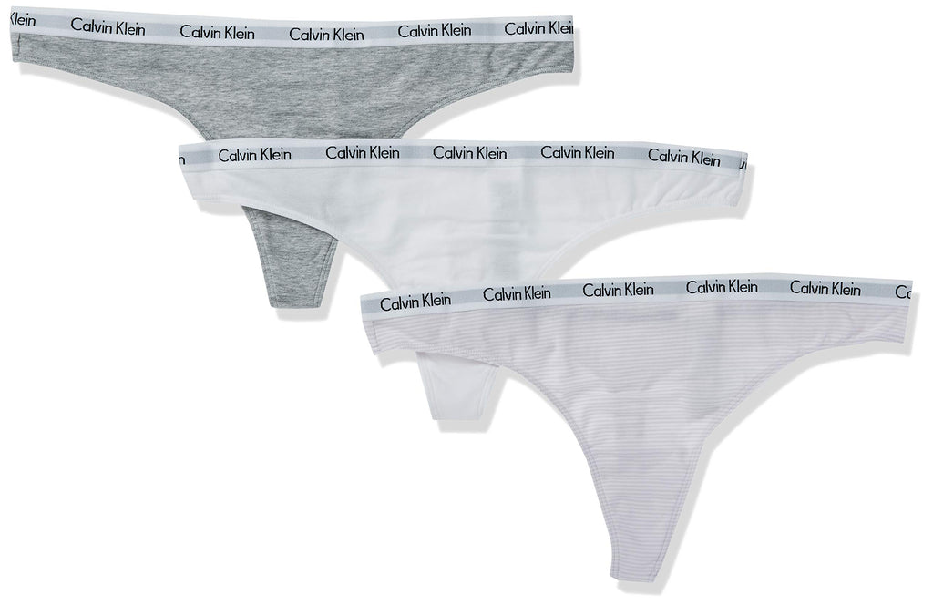 Calvin Klein Women's Cotton Stretch Thong Panties, 3 Pack