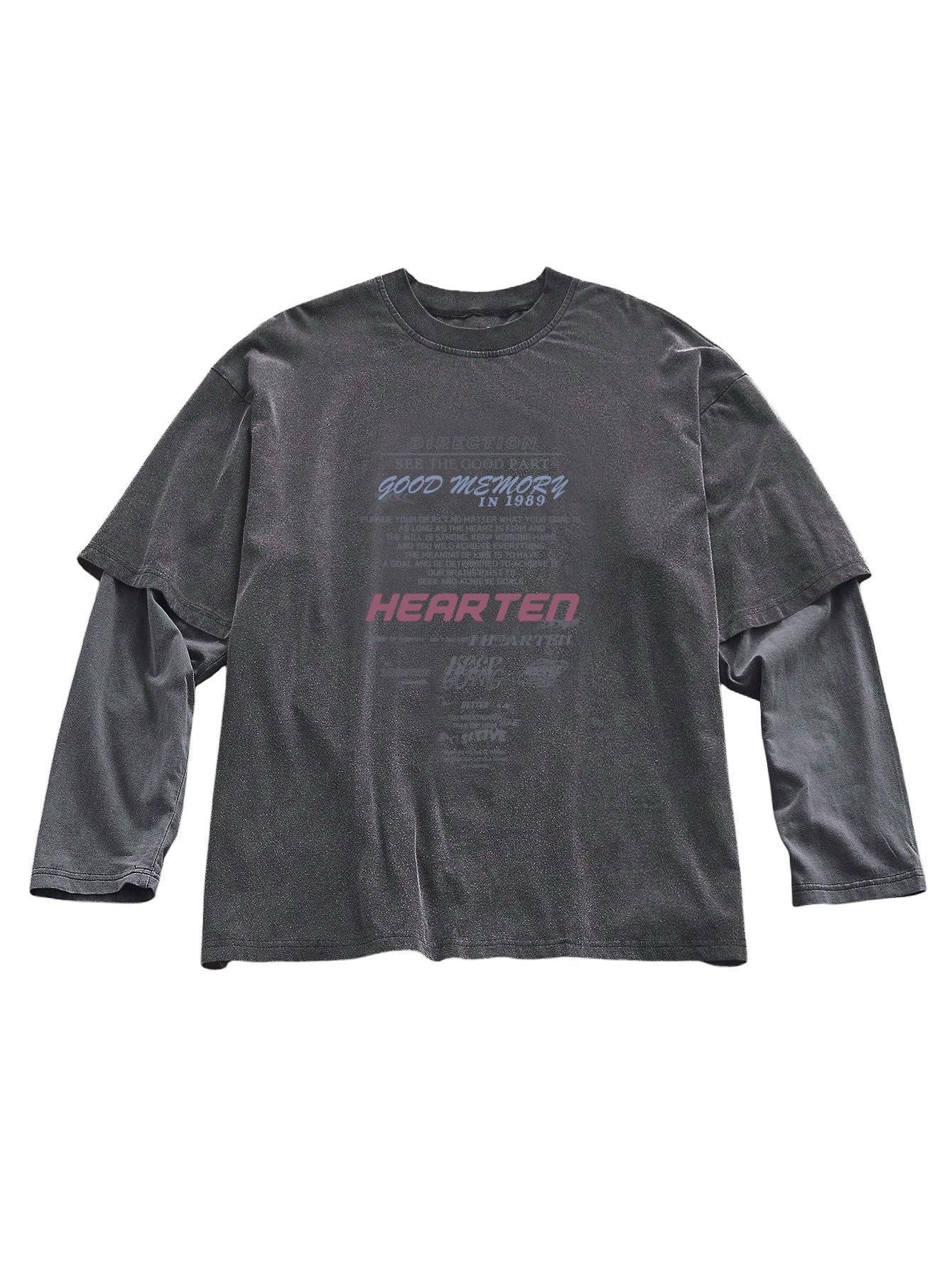 Men's Long Sleeve Shirts Y2K Oversized Streetwear