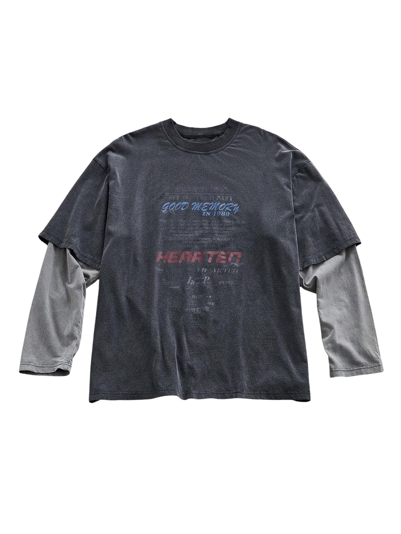 Men's Long Sleeve Shirts Y2K Oversized Streetwear
