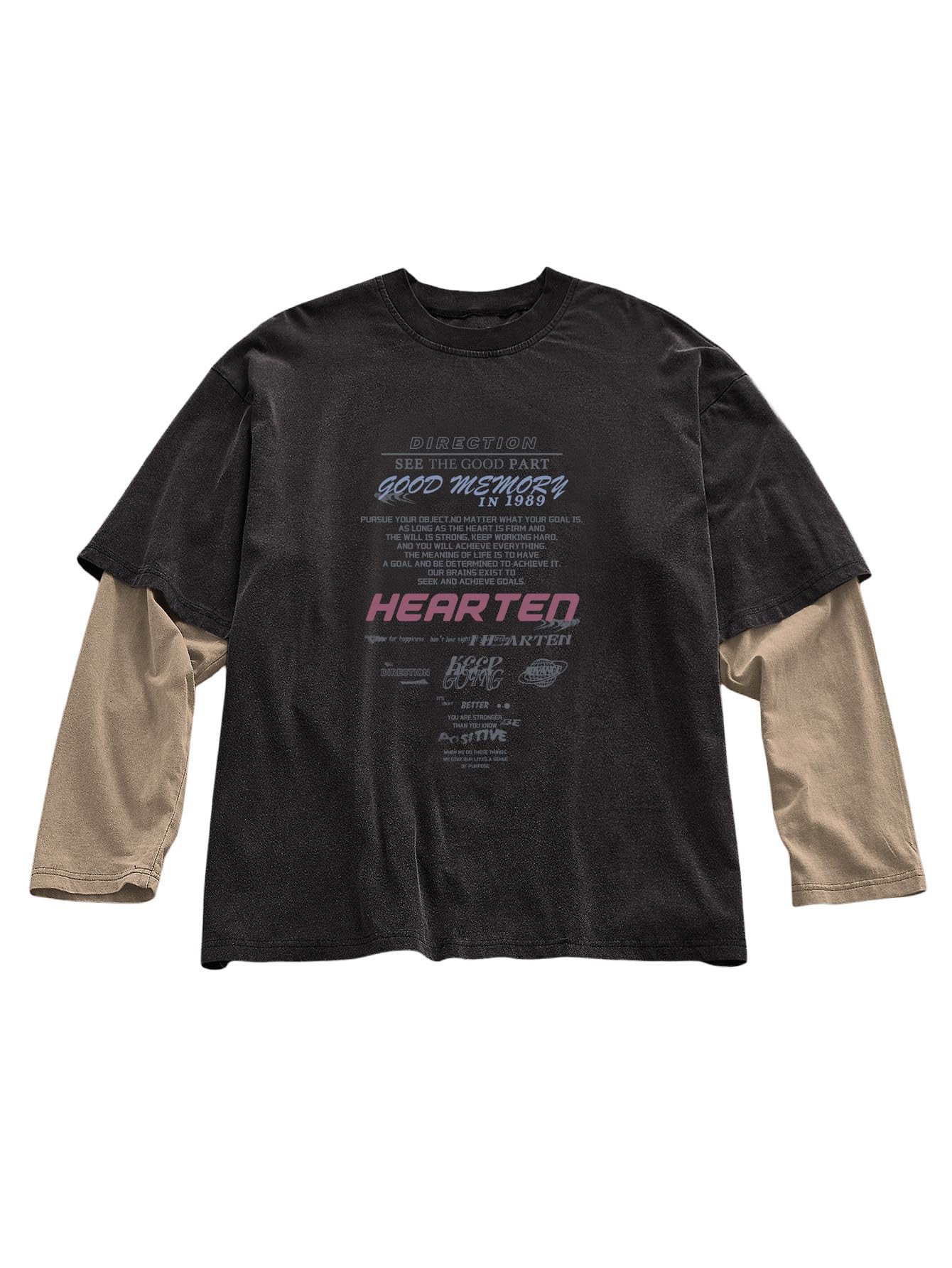 Men's Long Sleeve Shirts Y2K Oversized Streetwear