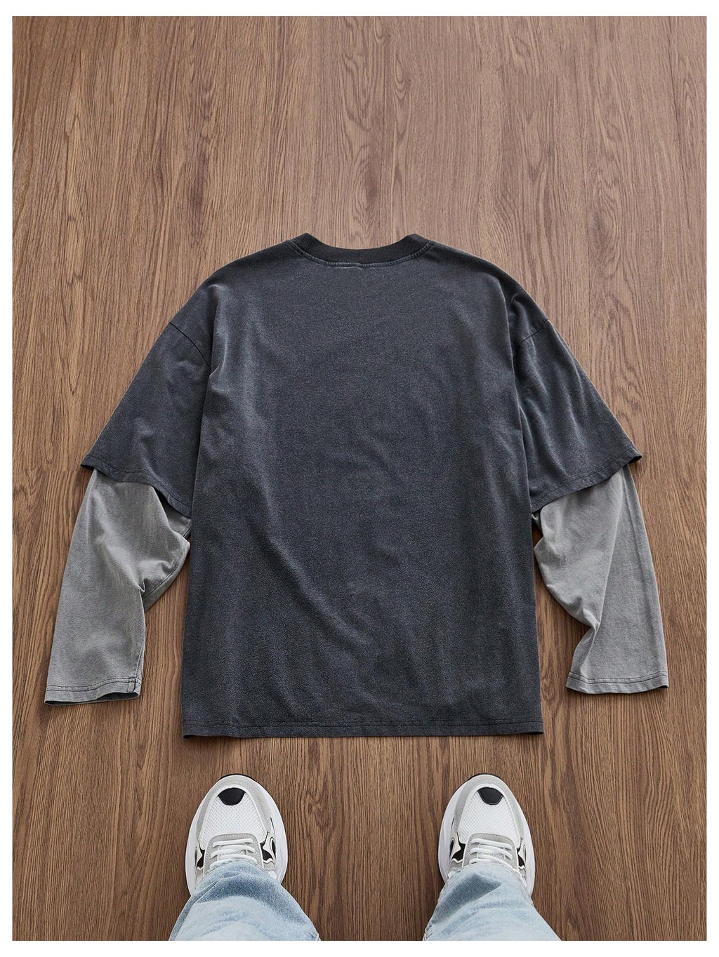 Men's Long Sleeve Shirts Y2K Oversized Streetwear