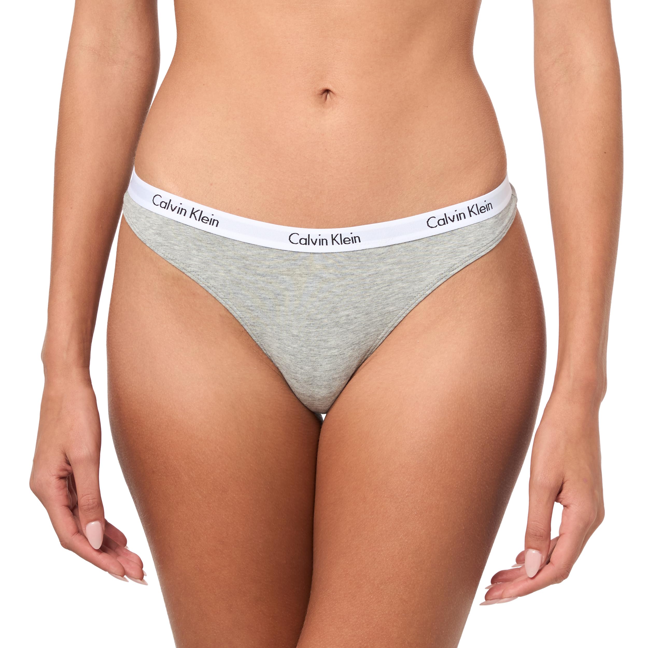 Calvin Klein Women's Cotton Stretch Thong Panties, 3 Pack